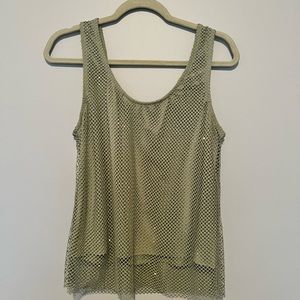 Cute Anthro Tank in sage green!
